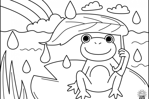 Spring printable coloring pages