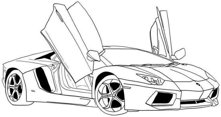 Coloring pages cars