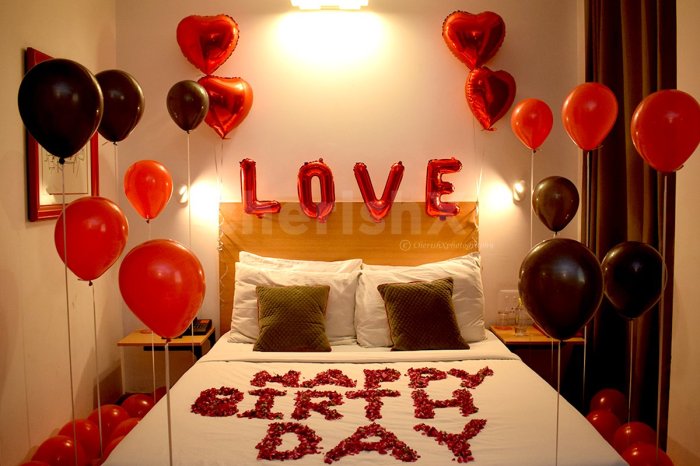 Birthday bedroom decoration ideas