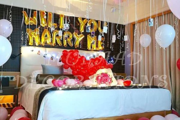 Hotel room decoration ideas for birthday