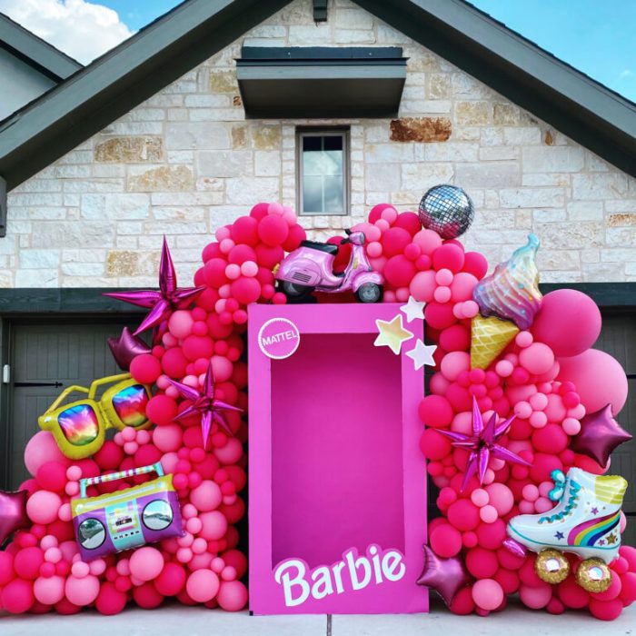 Barbie theme birthday decoration