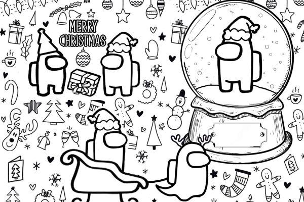 Free christmas coloring pages