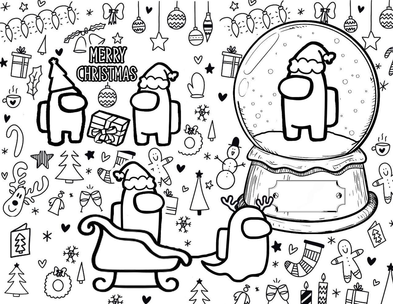 Free christmas coloring pages