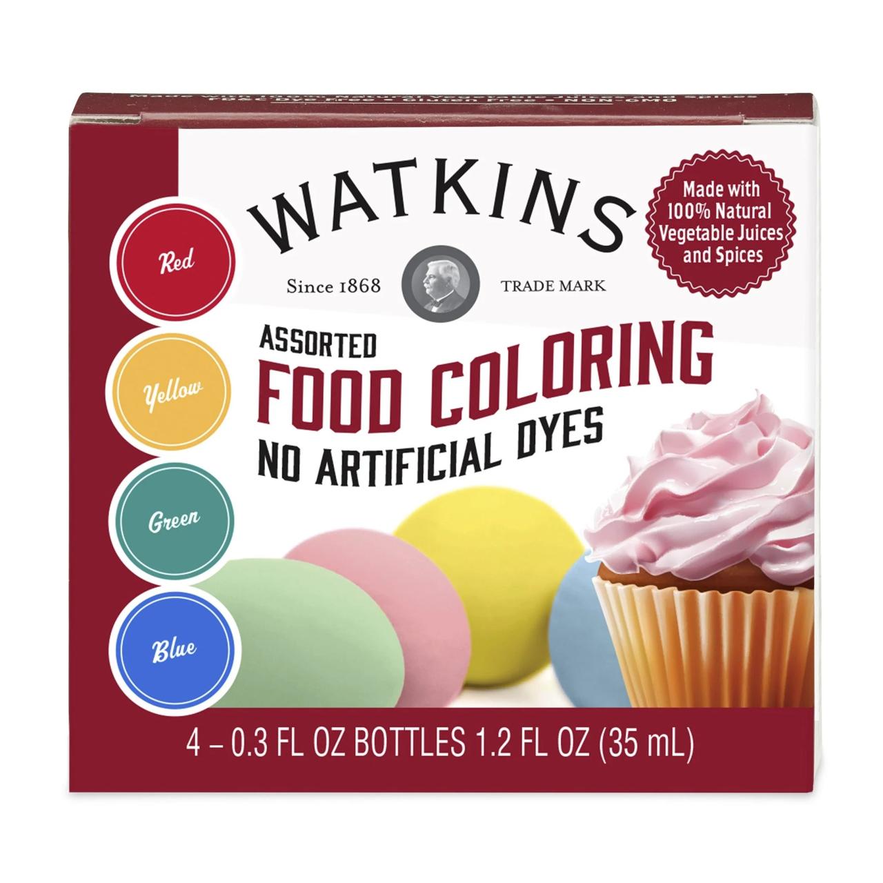 Food coloring assorted watkins walmart bottles oz ct