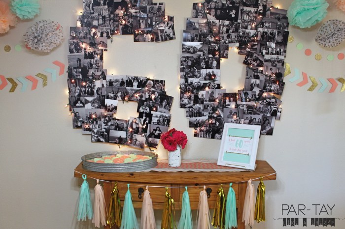 60th birthday party decoration ideas