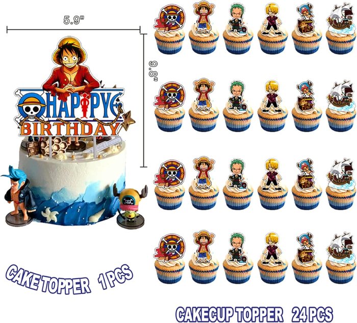 One piece birthday decoration