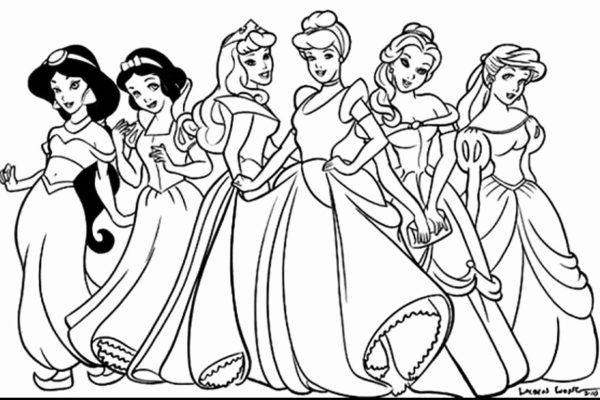 Coloring pages princess