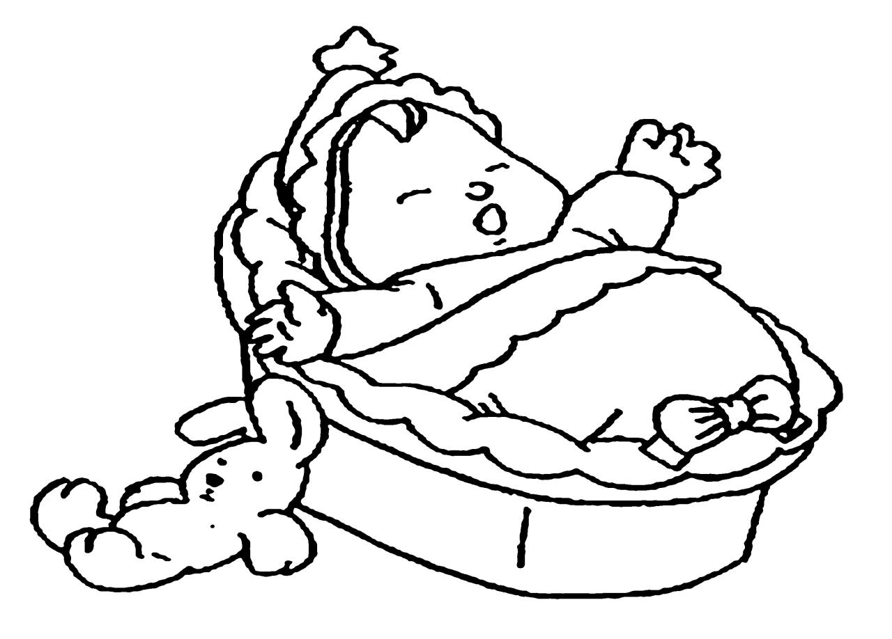 Baby coloring pages