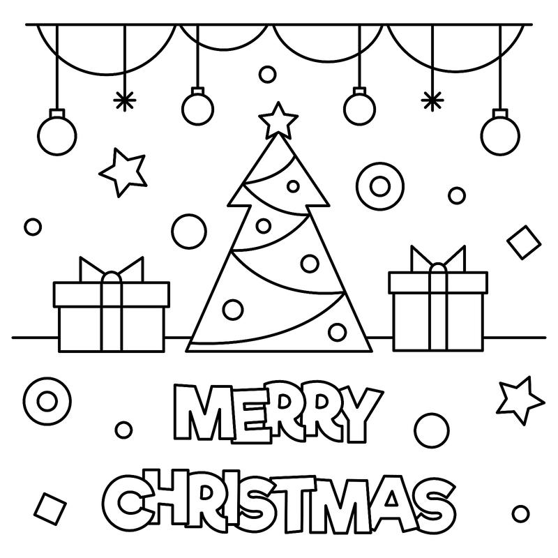 Christmas printable coloring pages