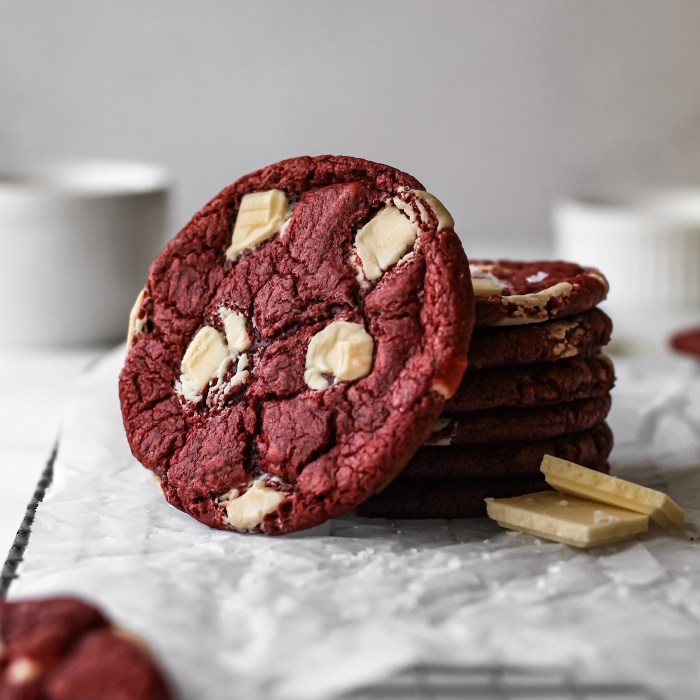 Red velvet cookies without food coloring