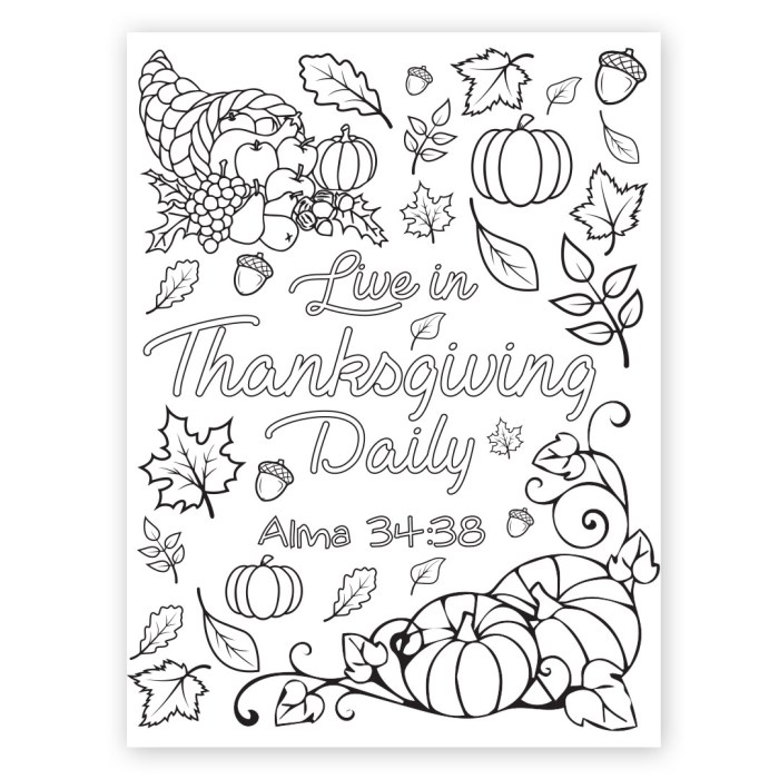 Thanksgiving coloring pages