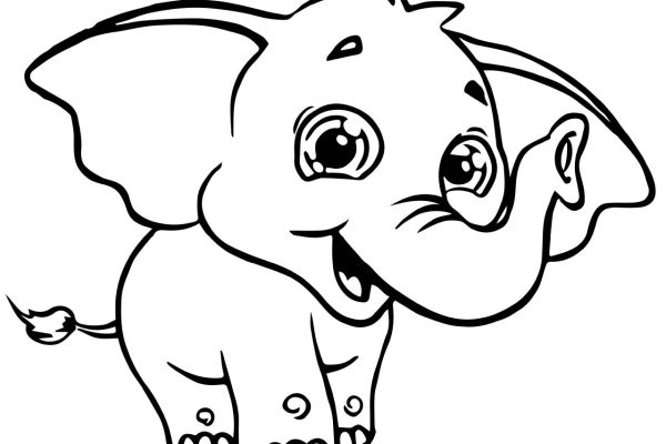 Elephant coloring pages