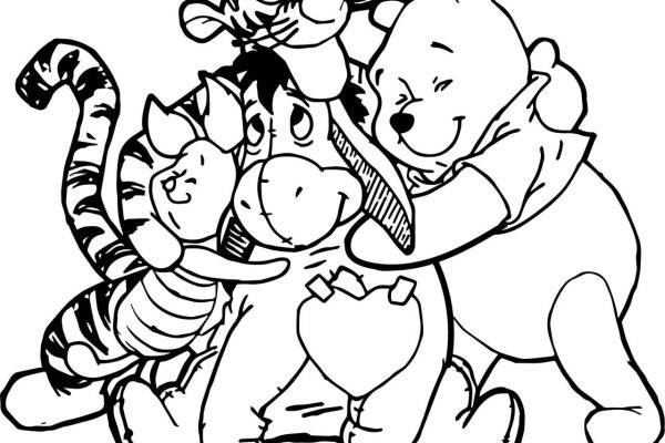 Pooh winnie coloring pages piglet characters owl fall classic color clipart disney eeyore printable character drawings printables colouring roo rabbit