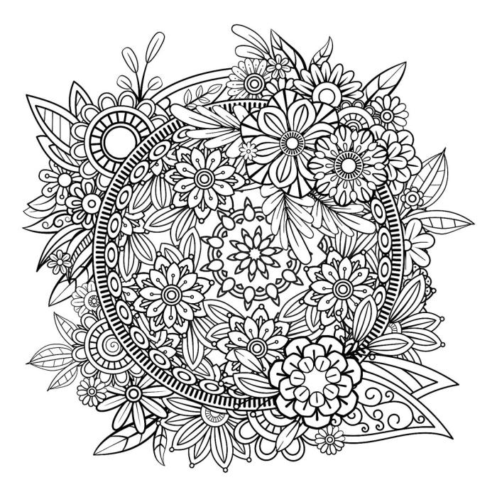 Mandala coloring pages