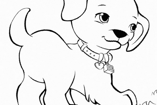 Puppy coloring pages