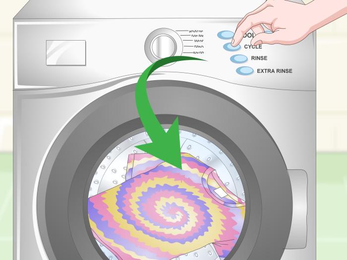 Dye tie food coloring machine washing wikihow diy use