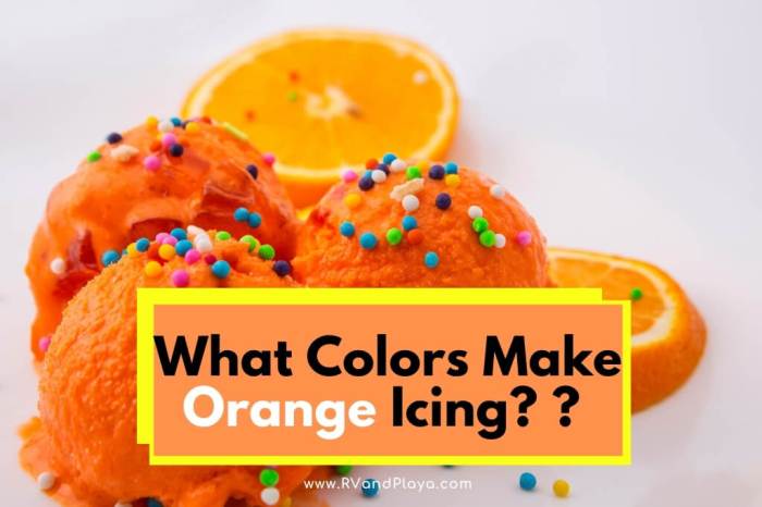 How to make orange with food coloring