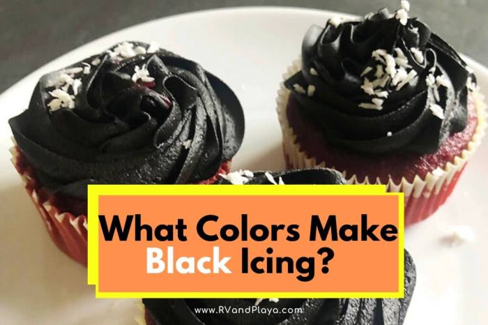 Color icing with food coloring