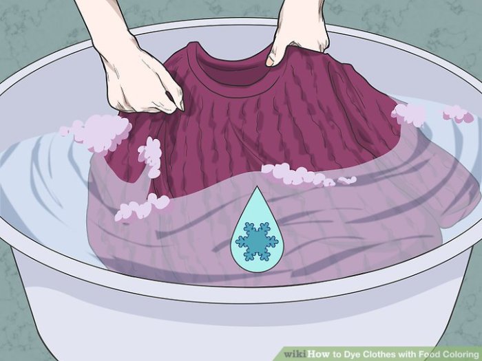 Clothes coloring food dye wikihow color