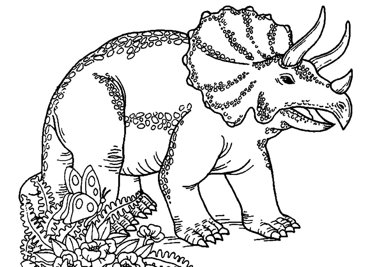 Dinosaurs coloring pages