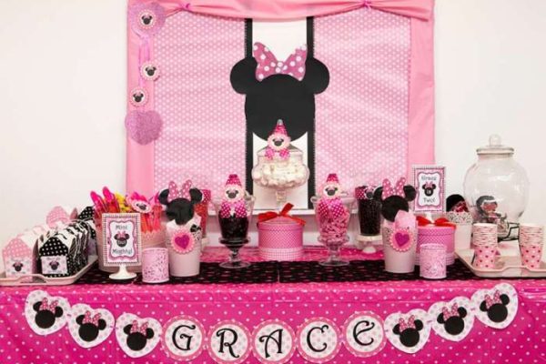 Minnie mouse birthday decoration