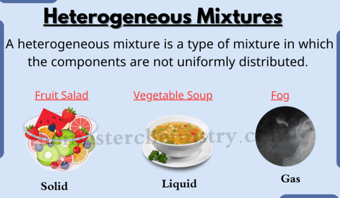 Is food coloring homogeneous or heterogeneous