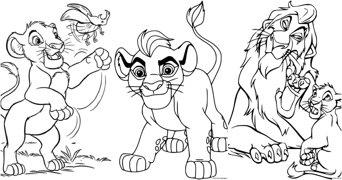 Lion king coloring pages