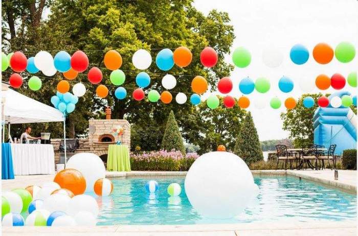 Decoration ideas for pool party