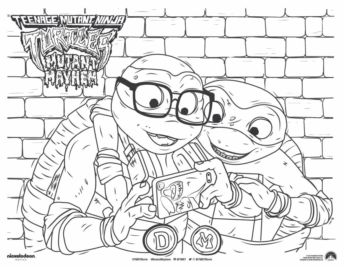 Mutant ninja turtles coloring pages