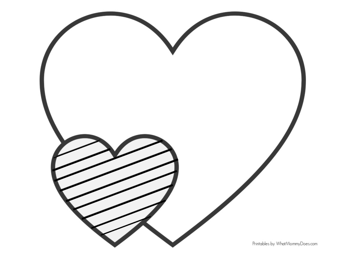 Heart coloring pages