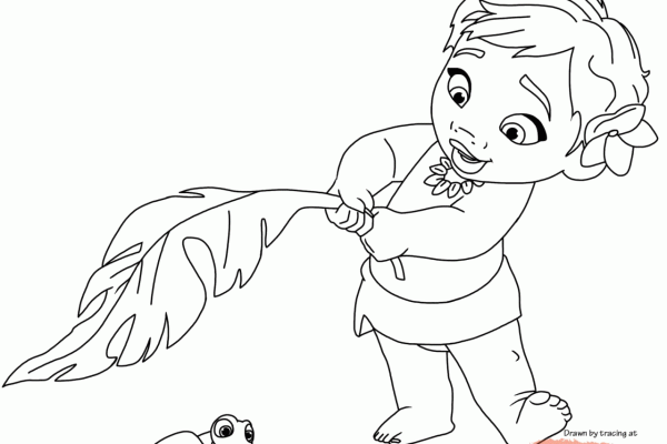 Moana coloring pages