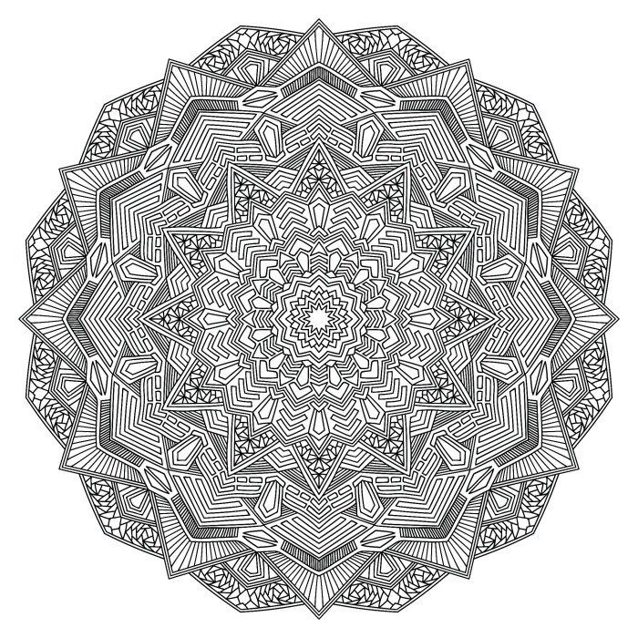 Mandala coloring pages