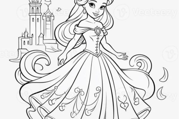 Princess coloring pages