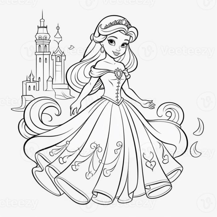 Princess coloring pages