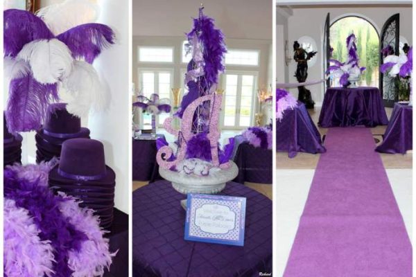 Decoration ideas purple birthday party