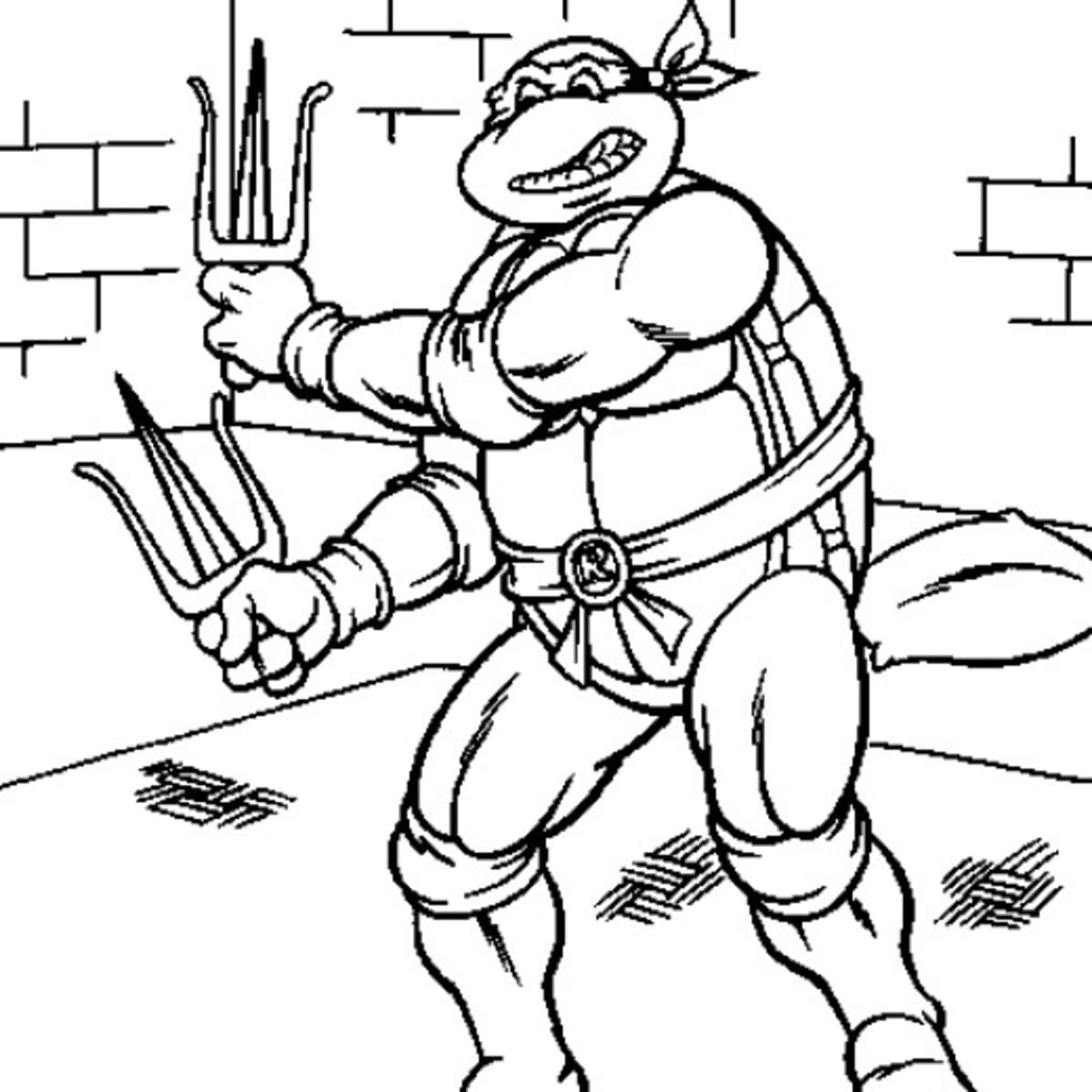 Mutant ninja turtles coloring pages