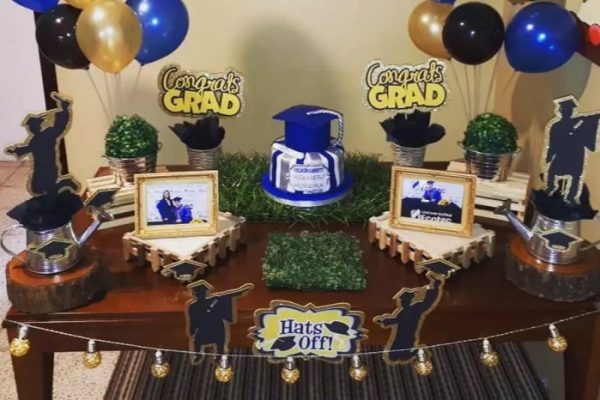 Graduation centerpiece party centerpieces ideas college table decorations grad decor high graduaciones school formatura mesa parties para diy center celebration