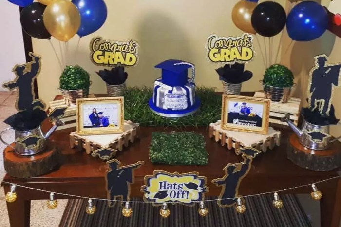 Graduation centerpiece party centerpieces ideas college table decorations grad decor high graduaciones school formatura mesa parties para diy center celebration