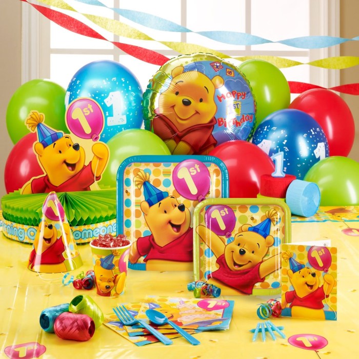 Winnie the pooh party decoration