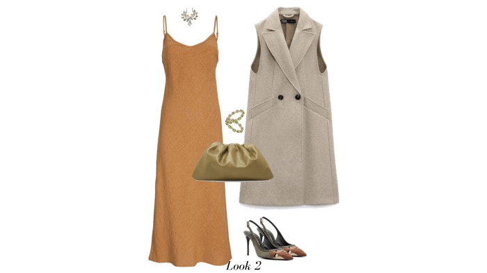 How to style slip dress for wedding