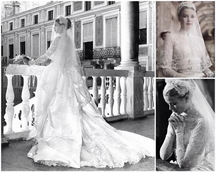 Grace kelly's wedding dress photos