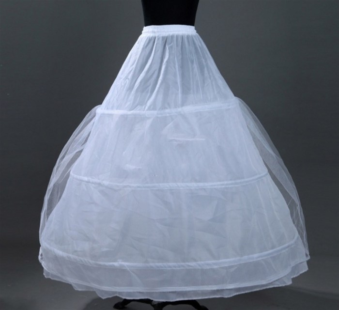 Hoop skirts for wedding dresses