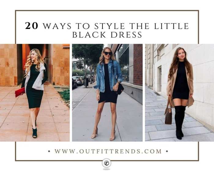 How to dress up black dress for wedding