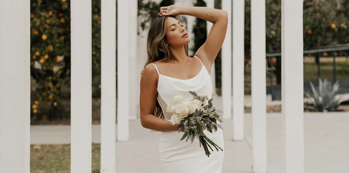 How to style slip dress for wedding