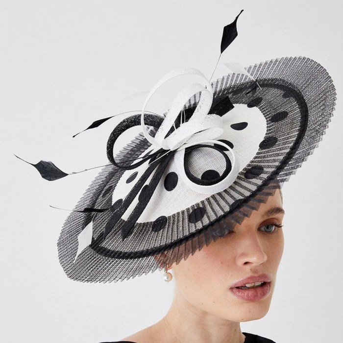 Hat for wedding dress