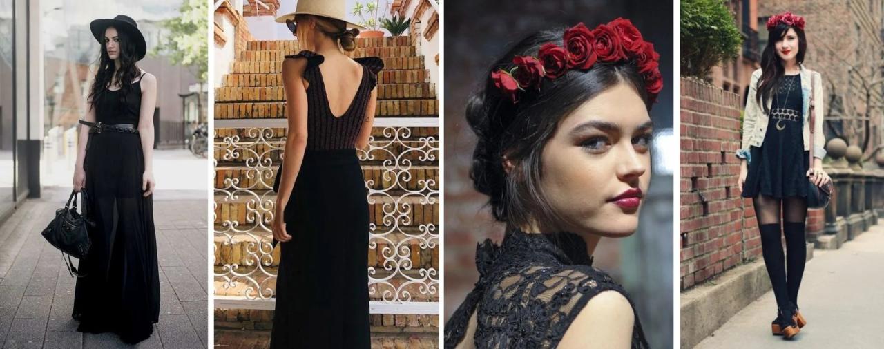 How to dress up black dress for wedding