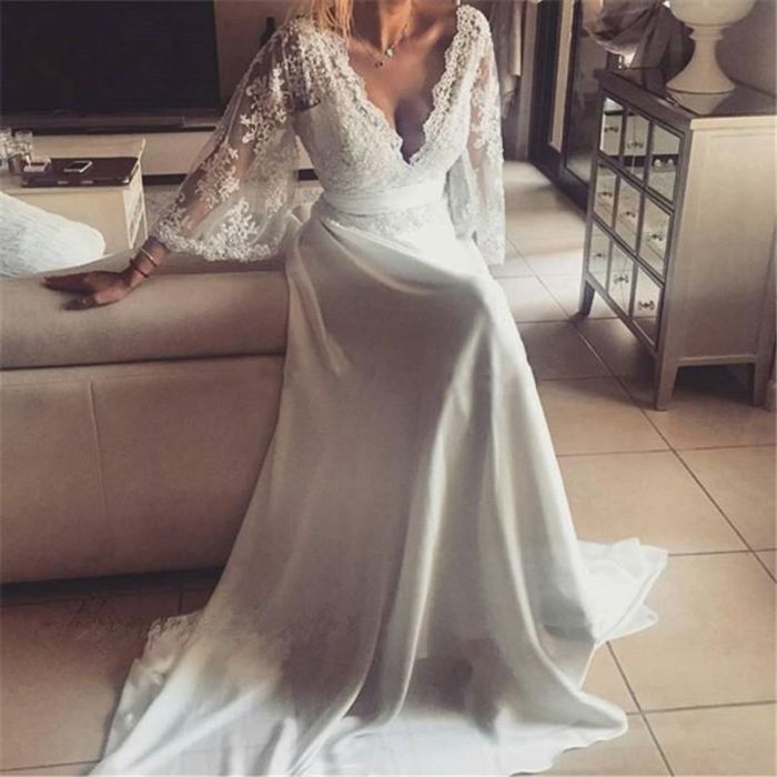 Inexpensive bohemian wedding dresses