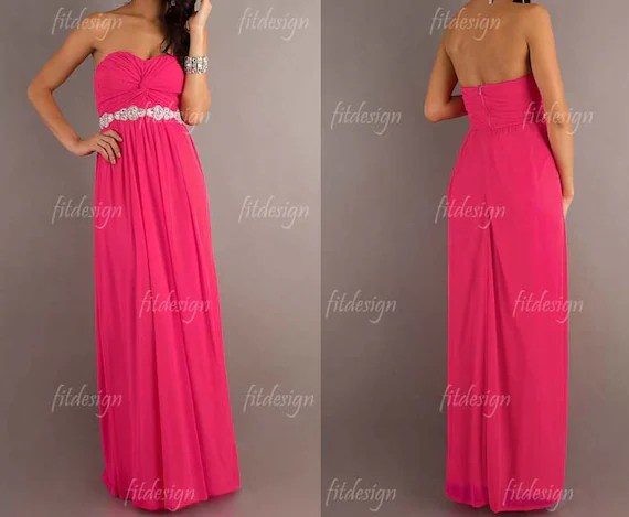 Hot pink dresses for wedding