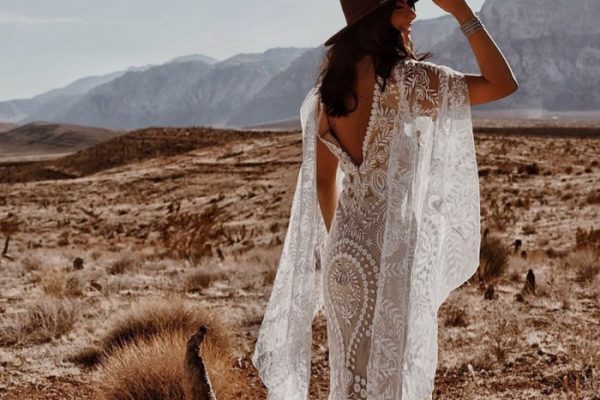 Hippie type wedding dresses