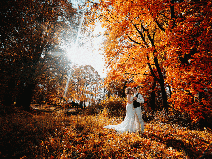 Fall rustic wedding dresses